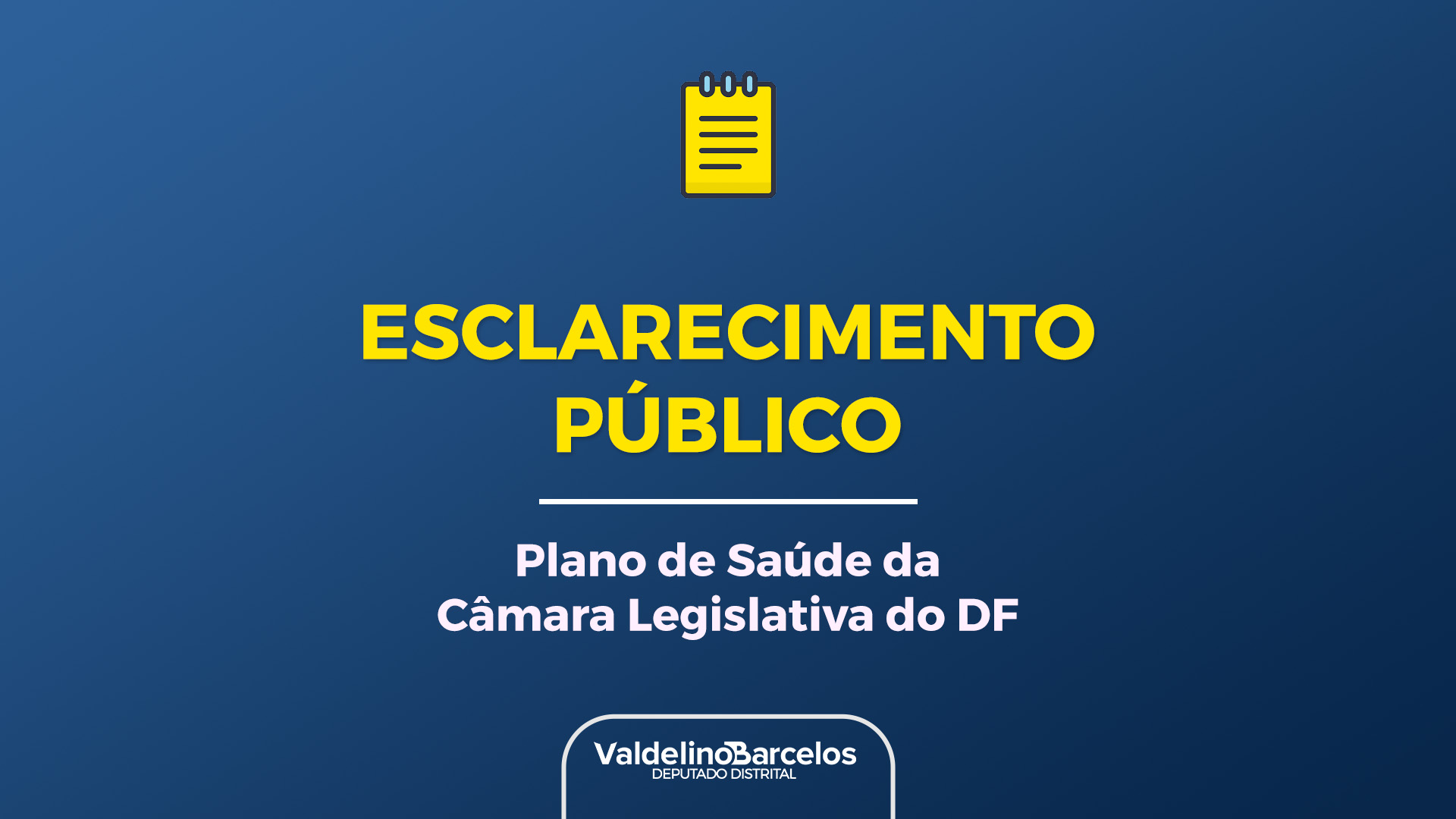 Esclarecimento Público